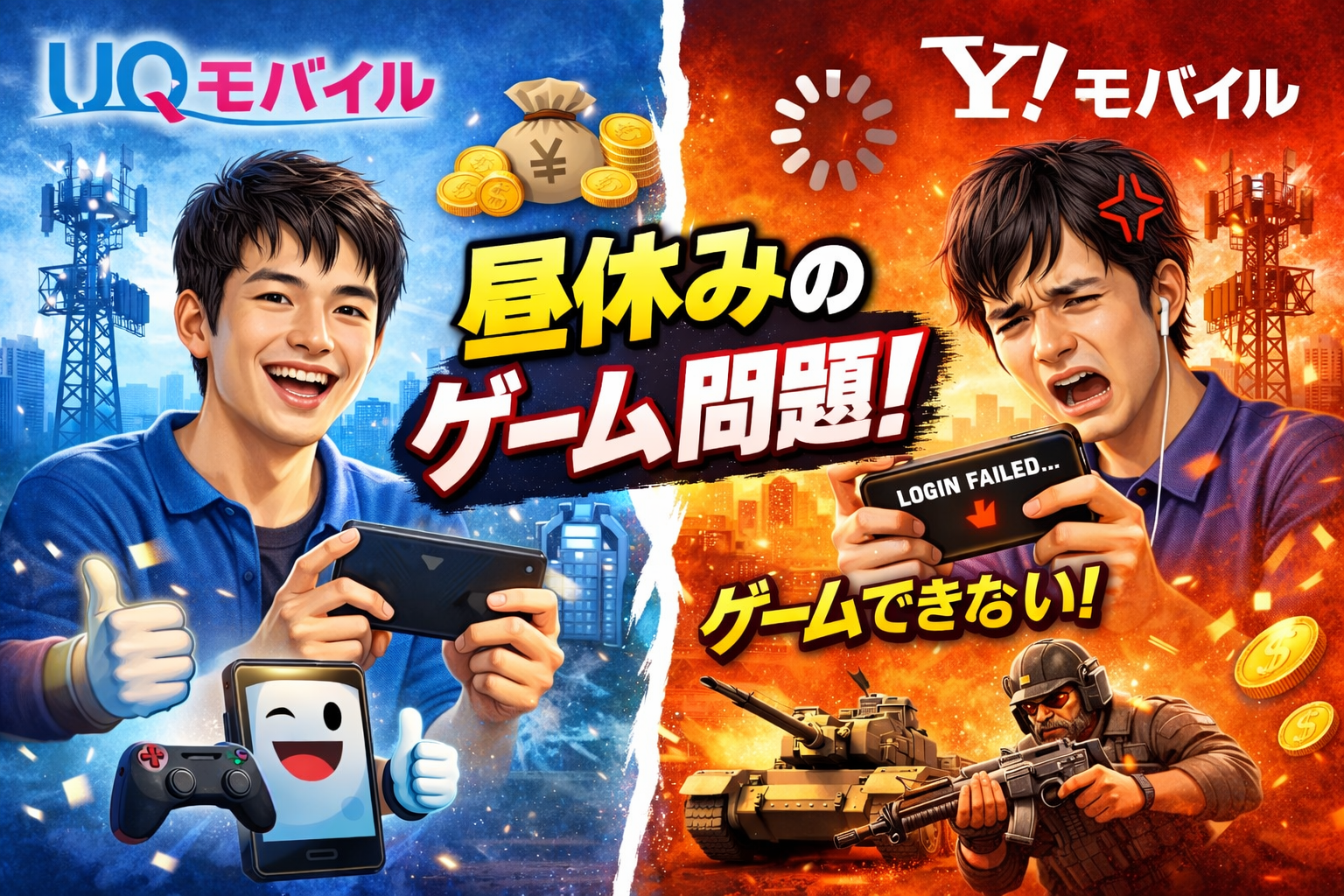 UQモバイルからYモバイルへ乗り換えた理由