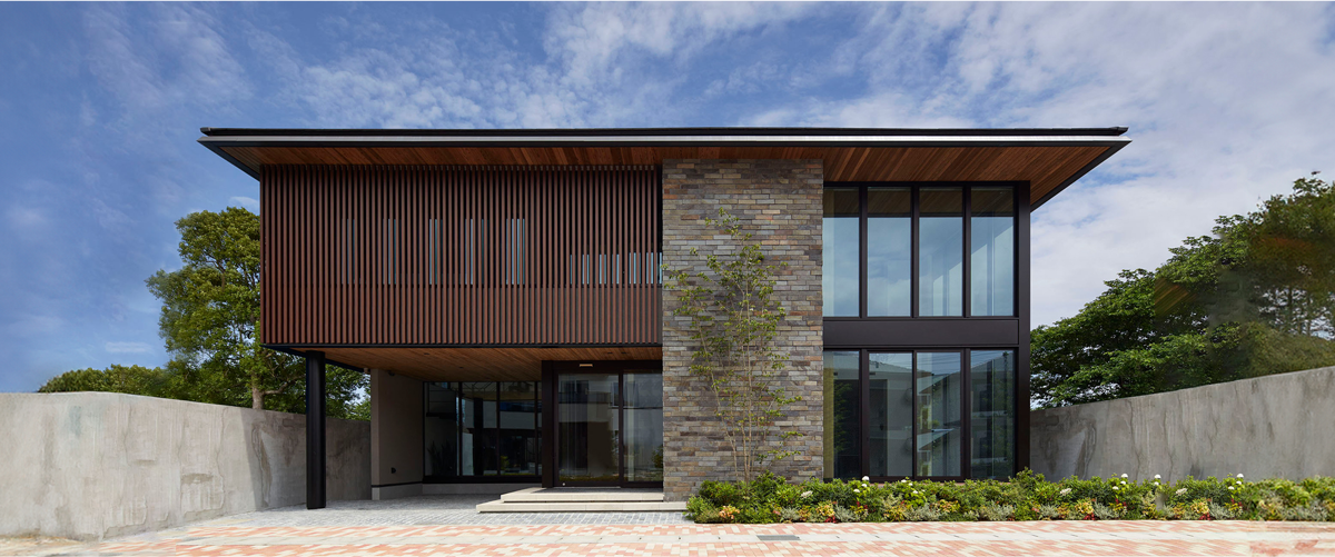 アキュラホーム展示場の様子