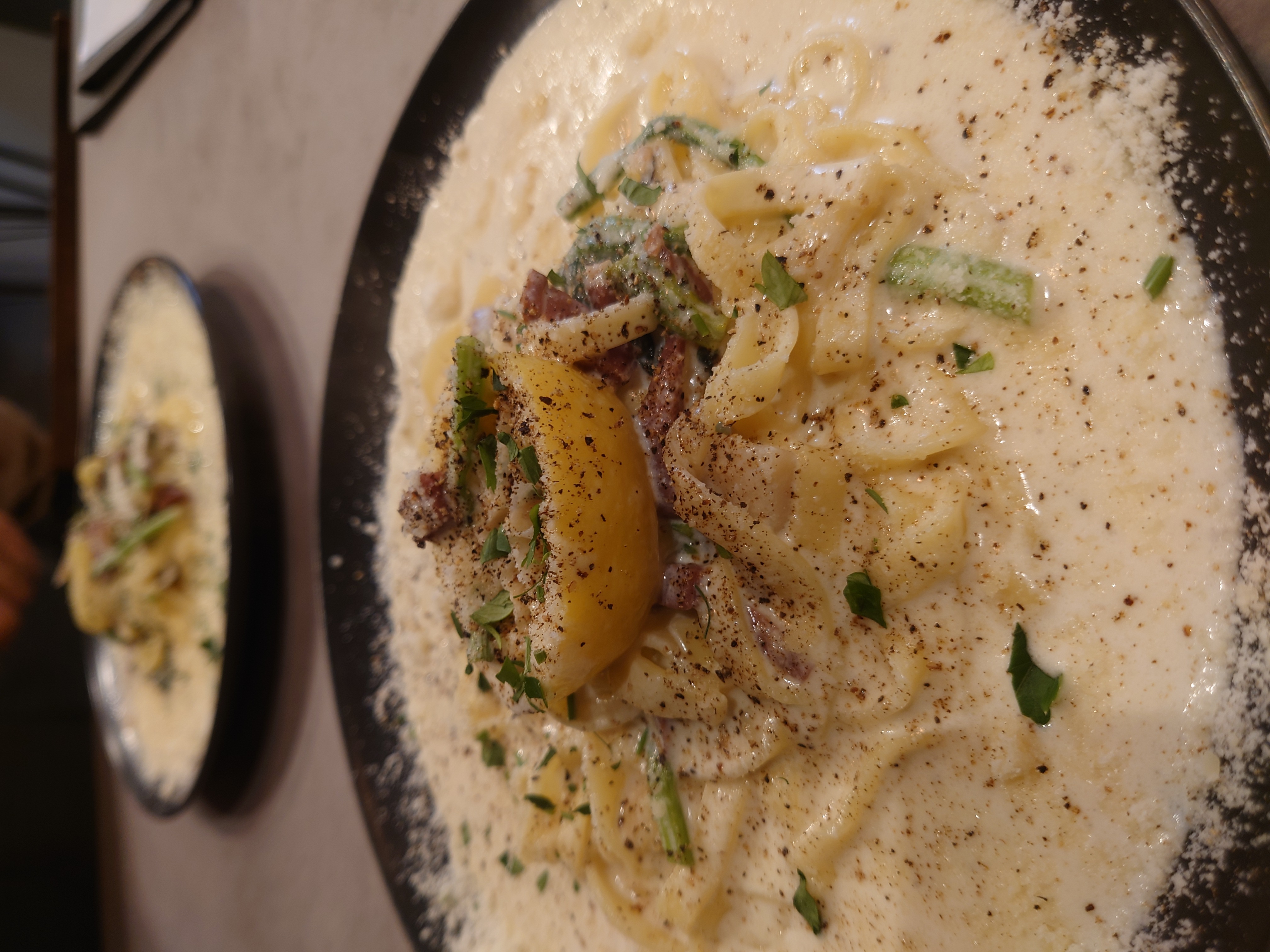 クリーム系パスタ