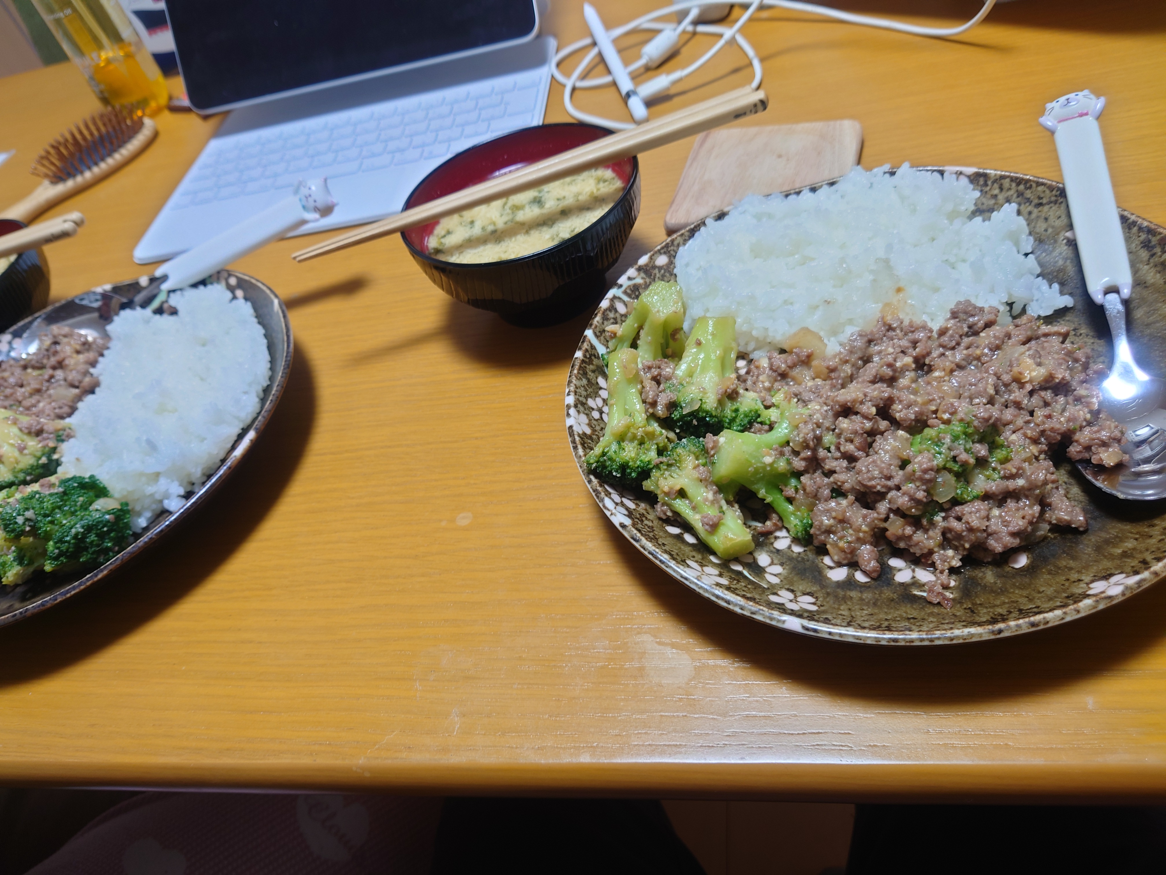 【コストコ食材で簡単おかず】ひき肉とブロッコリーの甘味噌炒めを作ってみた！