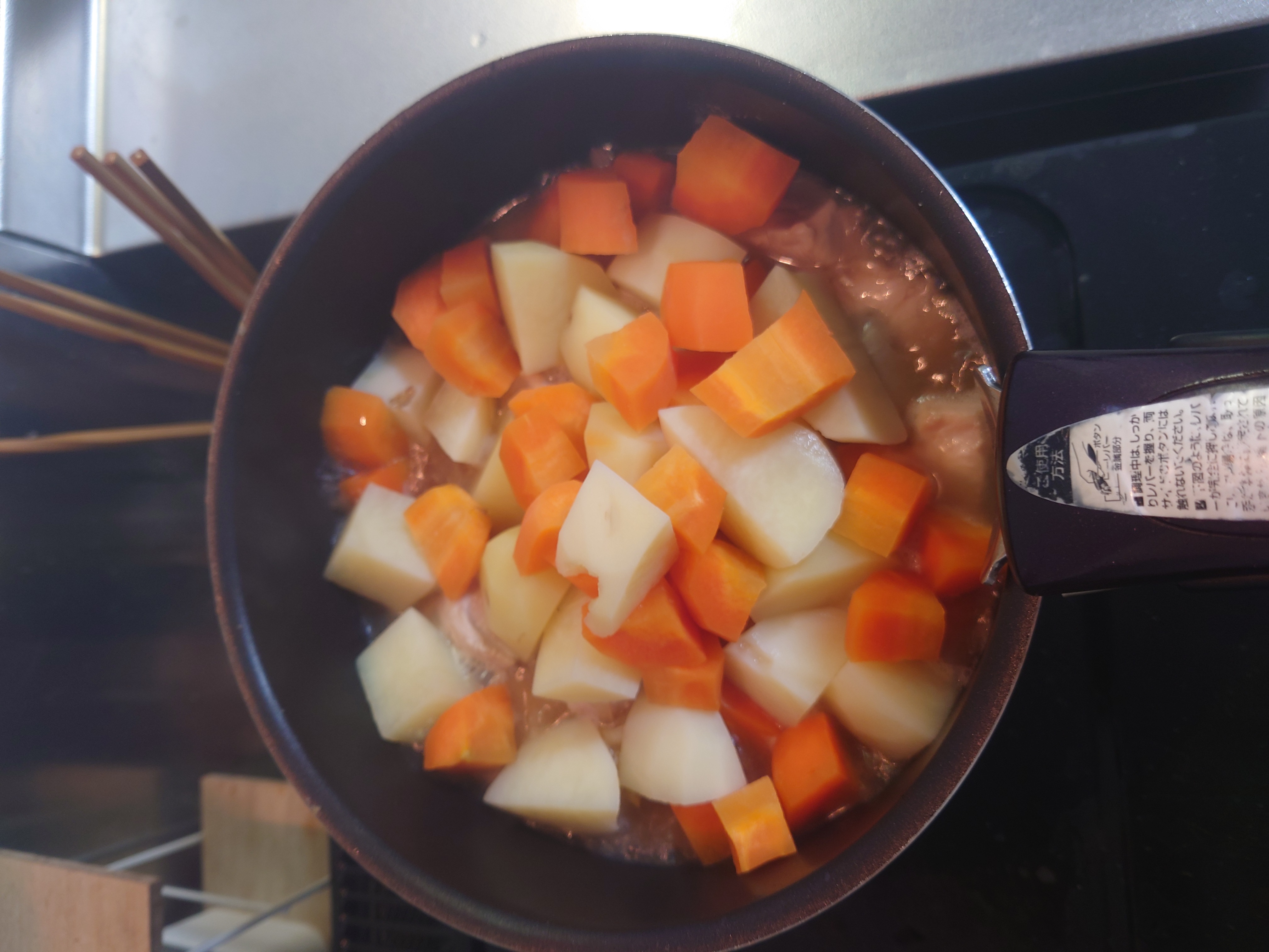 【時短肉じゃが】電子レンジで加熱時間を短く<